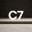 C7娱乐平台页脚Logo - 简约白色C7字样