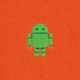 Google Android移动操作系统官方绿色机器人徽标